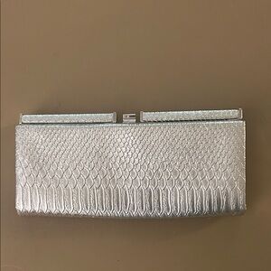 Elegant Silver Clutch